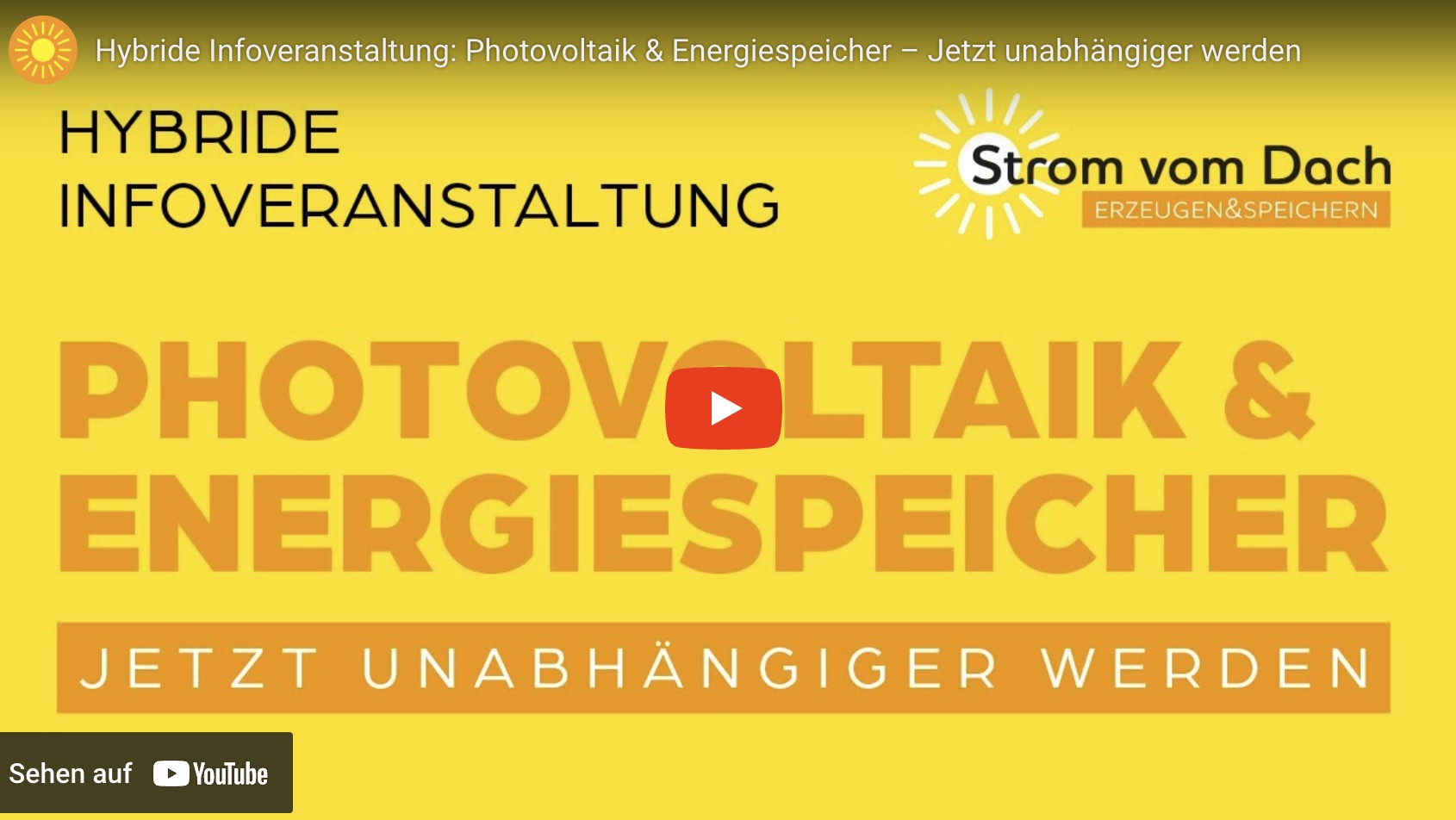 Photovoltaik Livestream aus Tirol starten