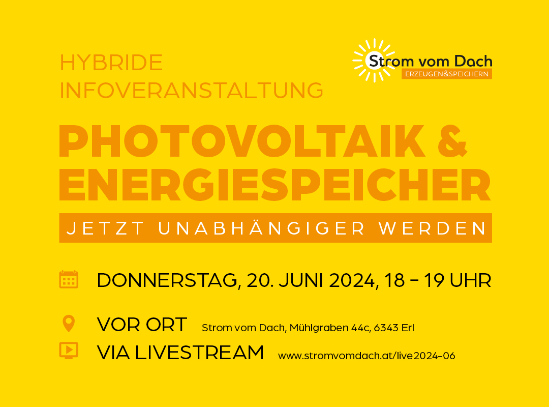 Photovoltaik und Speicher - Infos in Erl, Kufstein, Tirol