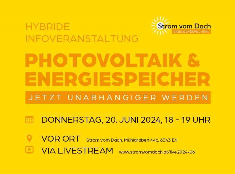 Photovoltaik und Speicher - Infos in Erl, Kufstein, Tirol